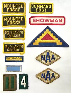 Lote de parches vintage de los Boy Scouts of America de la década de 1970 BSA - Imagen 1 de 4