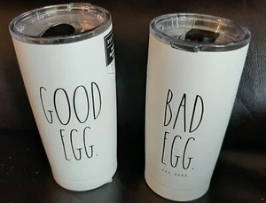 NUEVA Taza de Viaje Rae Dunn CAFÉ Taza Aislada Pascua BUEN HUEVO/MALO HUEVO 17 OZ - Imagen 1 de 3