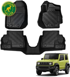 All Weather Floor Mat Carpet Liner Complete Set Compatible with Suzuki Jimny 3-D - Picture 1 of 12