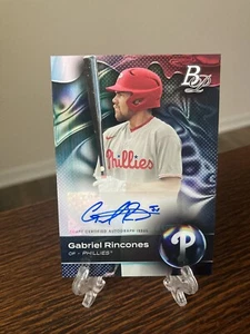 2023 Bowman Platinum Gabriel Rincones Prospect Auto #TOP-33 Pre RC Rookie - Picture 1 of 2