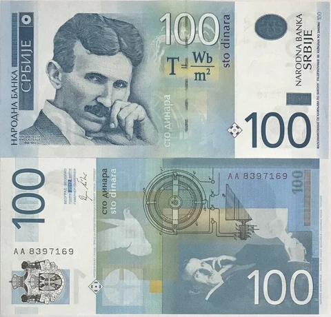 Serbia 100 Dianra 2012 P 57 a UNC Cover