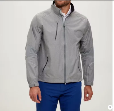 Nueva Chaqueta Impermeable Zero Restriction Power Torque Cremallera Completa GRIS MELANGE Foto 1 de 4