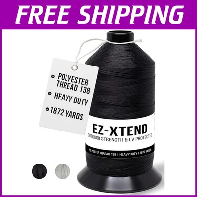 High Strength Black Thread for Industrial Sewing Machines - Image 1 of 4