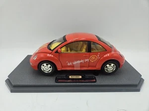 VW Volkswagen Beetle McDonalds Mattel Matchbox 1999 Vintage Diecast Car on Stand - Picture 1 of 3