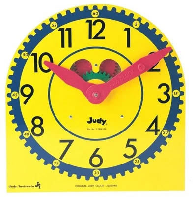 Reloj Carson-dellosa Judy - Tema/Tema: Aprendizaje - Aprendizaje de habilidades: Tiempo Foto 1 de 2