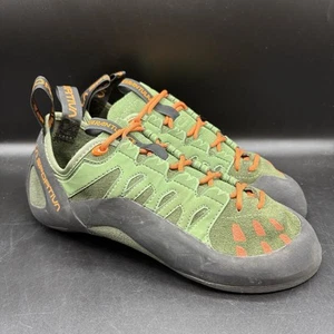 La Sportiva Tarantulace Olive/Tiger Climbing Shoes Men’s Sz 42.5 USM 9.5 - Picture 1 of 9