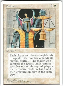 Balance R Fourth Edition 4ED Normal 256 MTG LP - Picture 1 of 2