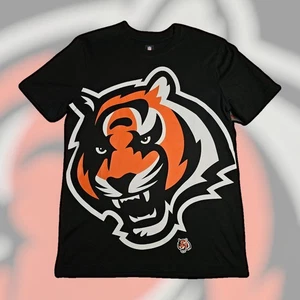 Cincinnati Bengals New Era NFL T-Shirt Big Face Logo Herren Größen S-XL schwarz neu mit Etikett - Bild 1 von 5