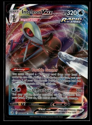 Inteleon VMAX Ultra Rare SWSH08: Fusion Strike 079/264 NM - Image 1 of 2