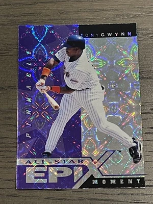 Pinnacle Plus Epix Purple Moment 1998 Tony Gwynn #E9 San Diego Padres Foto 1 de 4
