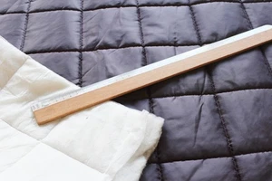 Steppstoff 3,80€/m² Steppfutter lilabraun 3-lagig dick MJ1 - Bild 1 von 1