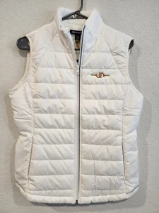 Cutter & Buck Women’s Medium White Quilted Full Zip Vest SLGC Golf Logo... - Picture 1 of 12
