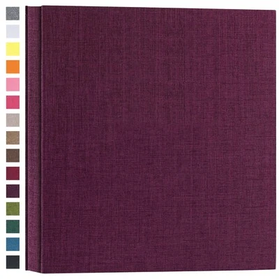 Álbum de fotos potricher para 4x6 1000 fotos cubierta de lino foto de capacidad extra grande Foto 1 de 4