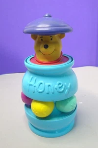 Olla giratoria de miel vintage Disney Winnie The Pooh juguete para bebé Mattel Aqua! - Imagen 1 de 14