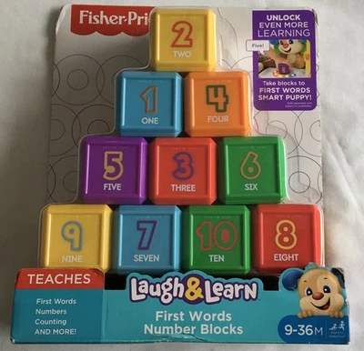 Fisher Price Laugh & Learn Number Blocks - Image 1 of 2