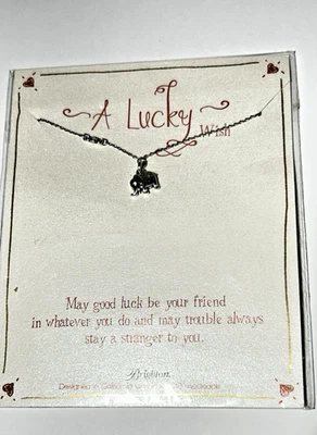 Colar Berloque Brighton A Lucky Wish Micro Mini Elefante 18" - Imagem 1 de 4