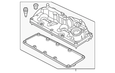 Cubierta de válvula original Volkswagen 03L-103-469-R Foto 1 de 2
