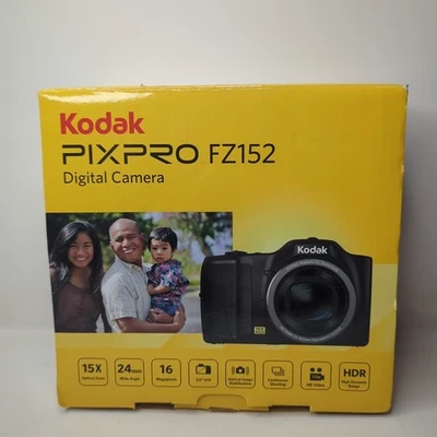 Kodak PixPro FZ152 Digital Camera 15X  Zoom In Original Box NEVER USED 16mp - Image 1 of 4