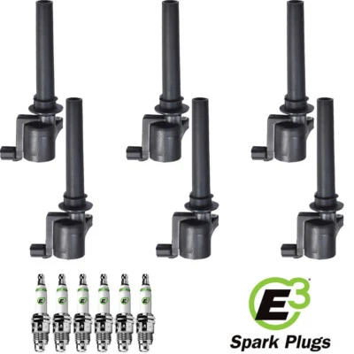 Bobina de encendido y bujía E3 Premium para Mercury Mariner 3,0 L FD502 C1458 362 Foto 1 de 4