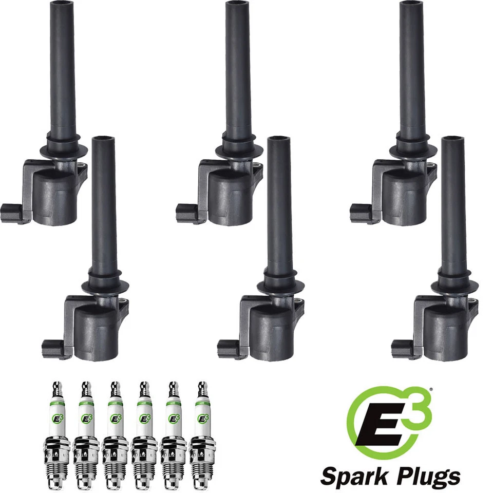 Bobina de encendido y bujía E3 Premium para Mercury Mariner 3,0 L FD502 C1458 362 Foto 1 de 4