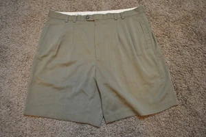 Cutter & Buck Men’s Pleated Khaki Shorts US Size 40 EUR Size 56 - Picture 1 of 10