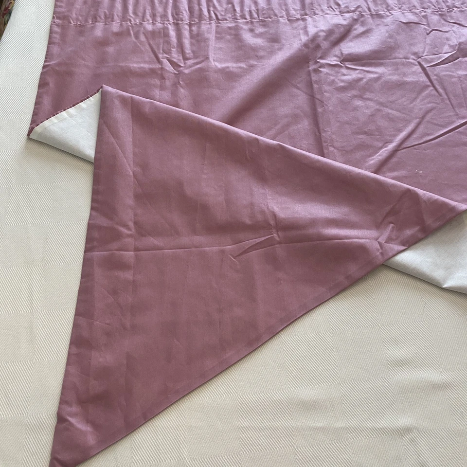 De Colección Swag Cortinas Años 80 Rosa Chintz Casa de Campo SET 2 68" (136" Total) Foto 1 de 4