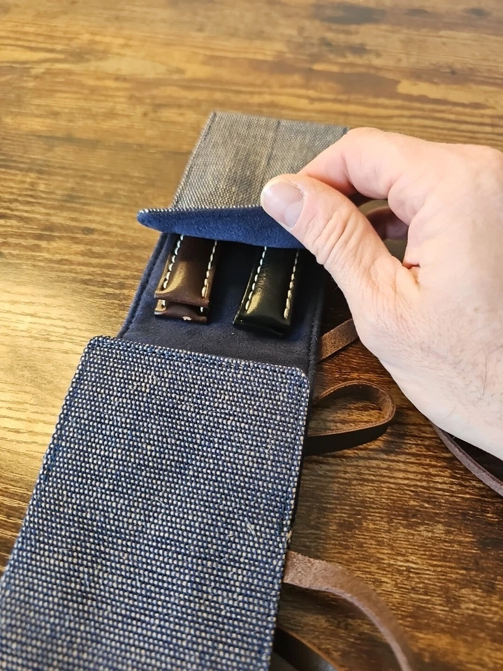 Authentic Breitling Watch and Strap Blue Storage & Travel Pouch OEM Authentic  - Image 1 of 4