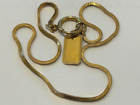 Forstner Supreme Yellow Gold Plate Pocket Watch Fob Chain.-E236