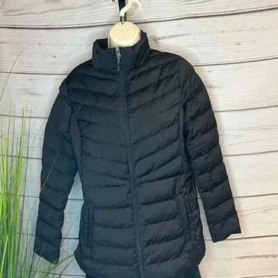 Chaqueta de parque elástica en 4 vías negra 32 grados de calor para mujer Foto 1 de 2