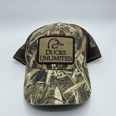 Brand New Ducks Unlimited Mossy Oak Blades Official Hat With Patch - Image 1 of 4