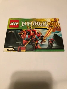 LEGO Ninjago 70500 Masters Of spinjitzu manual Book EUC Instructions - Picture 1 of 1