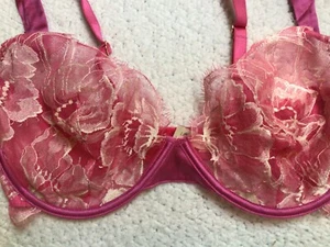 Myla London floral street lace bra in sherbet 36DD - Picture 1 of 8