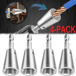 2/4X Wire Nut Twisting Tool Wire Cable Twister for Electrical Power Drill Driver - Picture 1 of 12