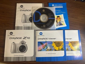 Macchina fotografica Konica Minolta DiMAGE Z10 manuale istruzioni inglese e spagnolo vendita USA - Foto 1 di 3