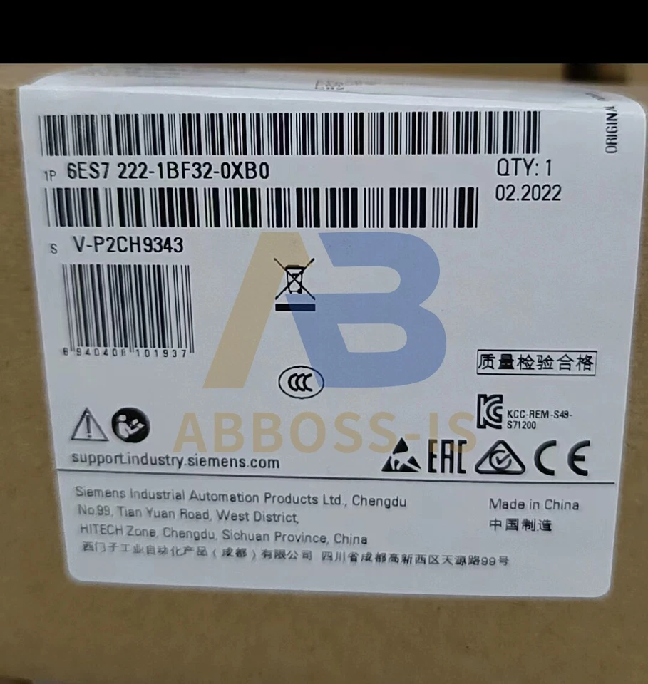 New In Box SIEMENS 6ES7222-1BF32-0XB0 Digital Output Module free ship - Image 1 of 1