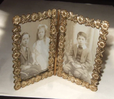 Marco de fotos miniatura marco doble gran estilo vintage Inglaterra  Foto 1 de 4