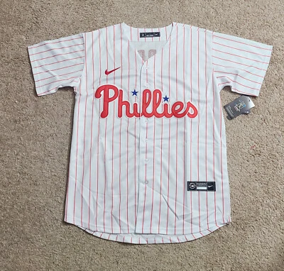 Bryce Harper #3 White Home Phillies Stitched Men's Jersey - Image 1 of 4