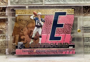 TOM BRADY ~ 2022 Donruss Elite Goatbound 'E' Rosa Troquelado GB-TB7 - Imagen 1 de 3