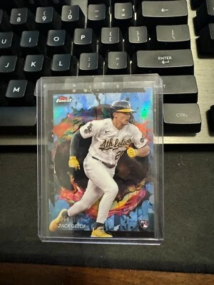 2024 Topps Finest ZACK GELOF Sky Blue Refractor RC #284 #d/150 Rare - Image 1 of 2