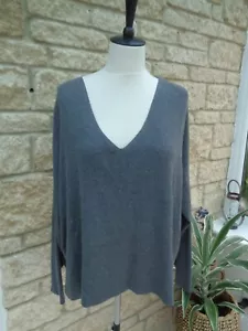 H&M Basic Oversized Grey Knit Jumper size M - Picture 1 of 7