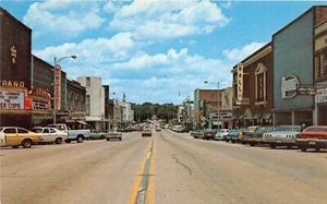 J39/ Kingsport Tennessee Postcard Chrome Broad Street Stores 65 - Bild 1 von 4