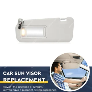 Driver Side Sun Visor Pad For Mazda 3 2010-2013 Grey Replace Sunshade Assembly - Picture 1 of 8