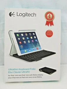 Logitech Ultrathin Keyboard Folio iPad Mini with Retina Display 920-006134 Black - Picture 1 of 10