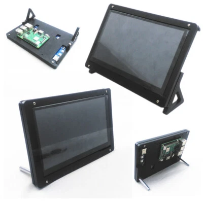 Durable 7'' Touch Screen Display Case HDMI HD Monitor Stand For Raspberry Pi - Image 1 of 4