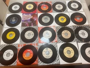 80s POP ROCK NEW WAVE Lot Of 40 MEXICAN PROMO SINGLE A-Ha Van Halen Phil Collins - Picture 1 of 11