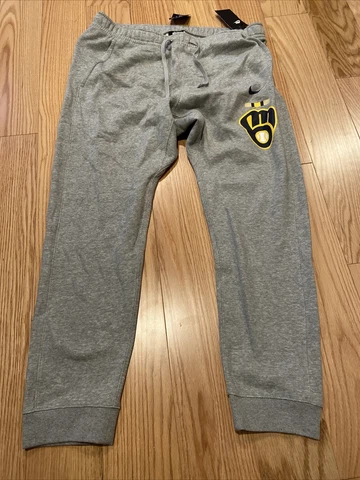 Nike MLB Milwaukee Brewers bar club flleece pants sz  XXL BNwT N804 Men’s Cover