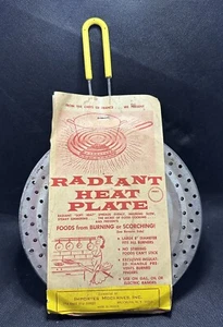 Vintage Radiant Hot Plate Stove Top w/ Original Packaging MCM Kitchen Decor - Picture 1 of 4