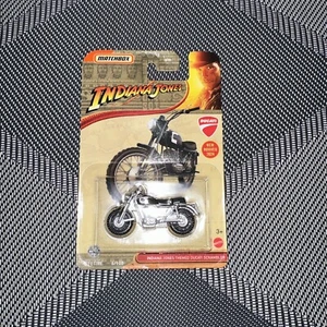 Matchbox INDIANA JONES DUCATI SCRAMBLER (2024) 1/64 Die Cast Motorcycle - Picture 1 of 1