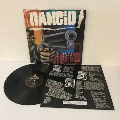 RANCID s/t self-titled - first album VINYL Lp Record with lyrics insert Foto 1 de 2