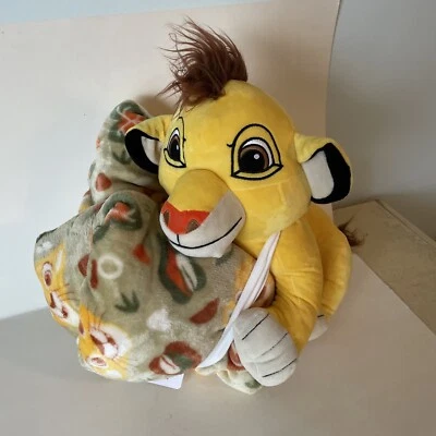Disney's The Lion King Simba Buddy & Throw Set by The Big One Kids 50”x60” - Image 1 of 4